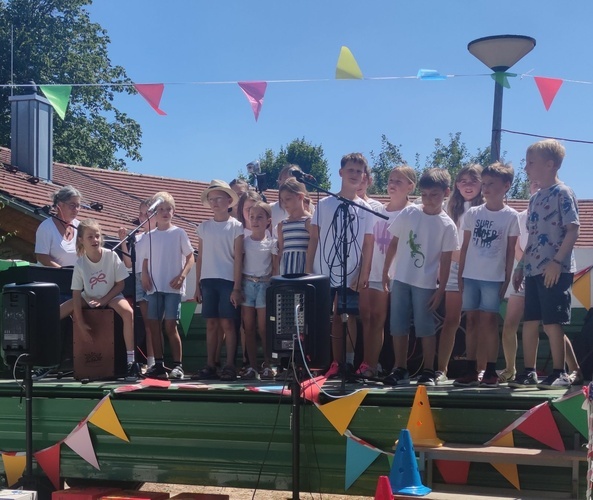 Der Schulchor singt Der Schulchor singt