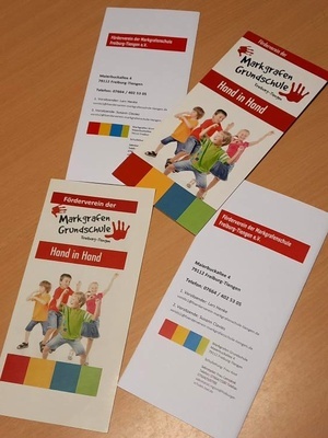 Flyer zum Frderverein der Markgrafenschule